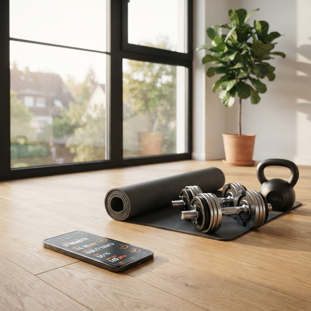 Personal Training Ingelheim: Outdoor, Firmen & Home-Fitness (KI-generiertes Bild)