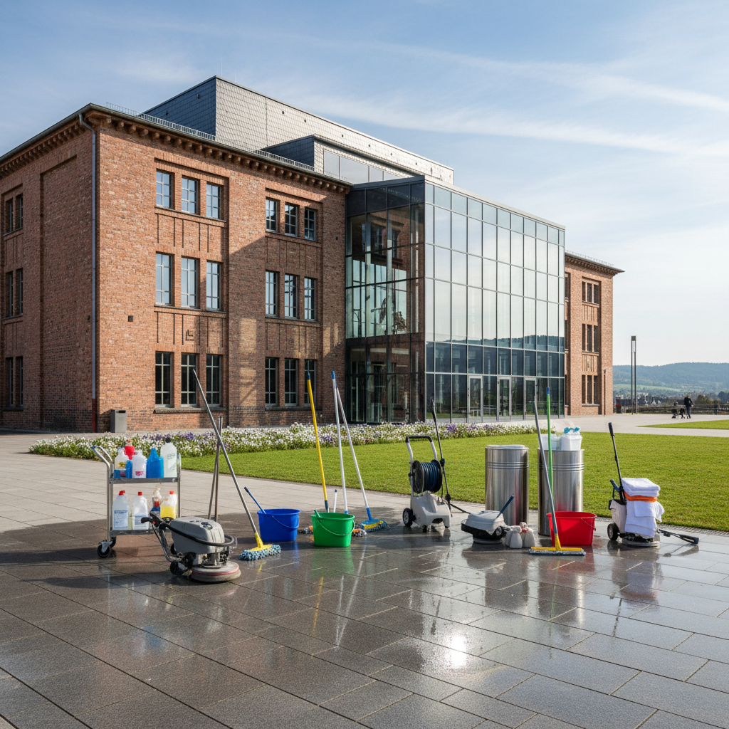 Gebäudereinigung für besondere Events in Siegburg und Umgebung (KI-generiertes Bild)