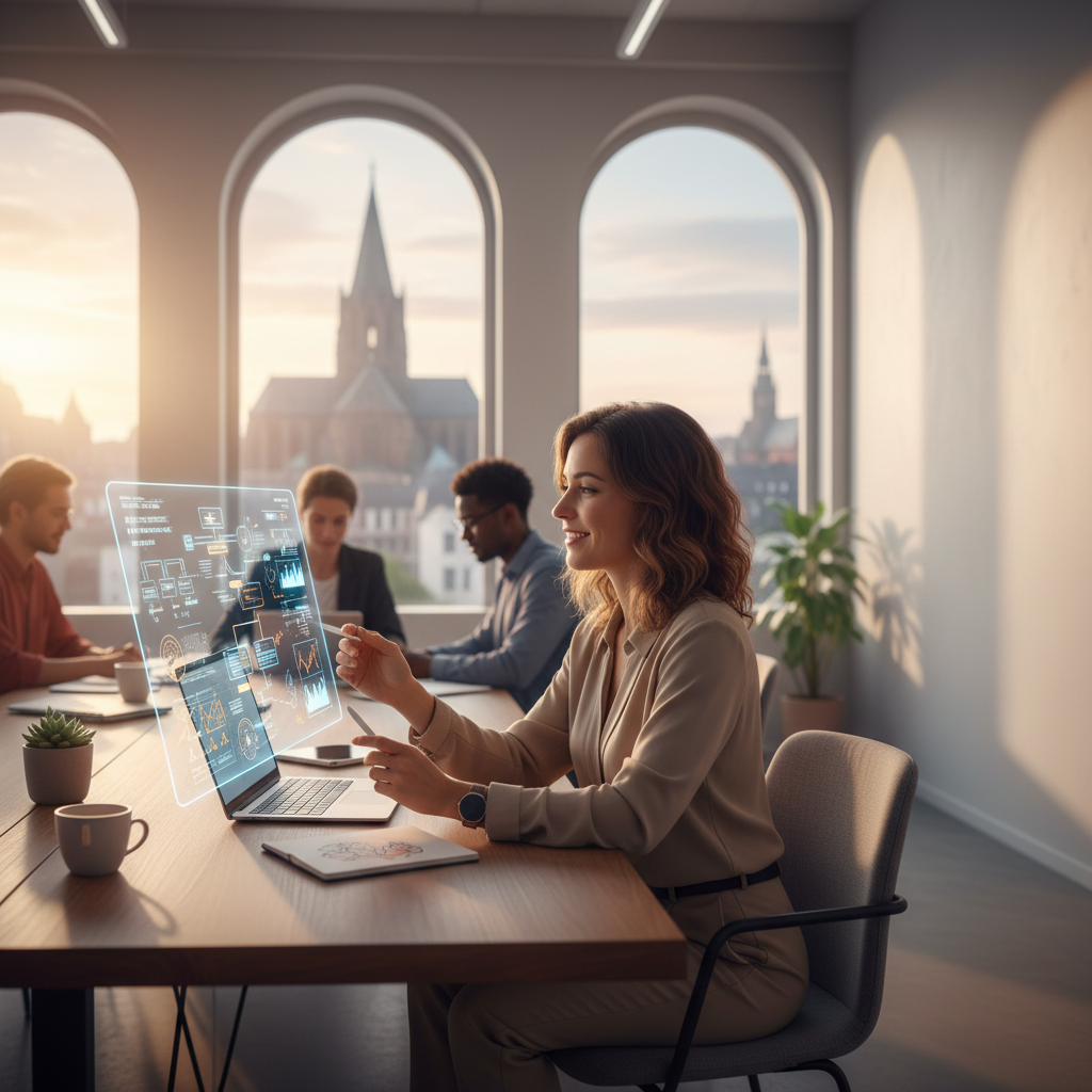Marketingautomatisierung für Freiberufler in Bonn: So erhöhen Sie Ihre Sichtbarkeit (KI-generiertes Bild)
