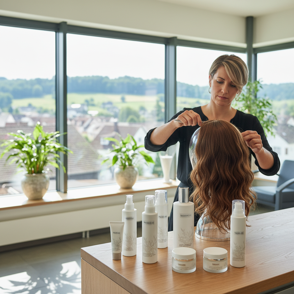 Die besten Perückenpflegeprodukte 2026 für Friseure in Sulzbach (KI-generiertes Bild)