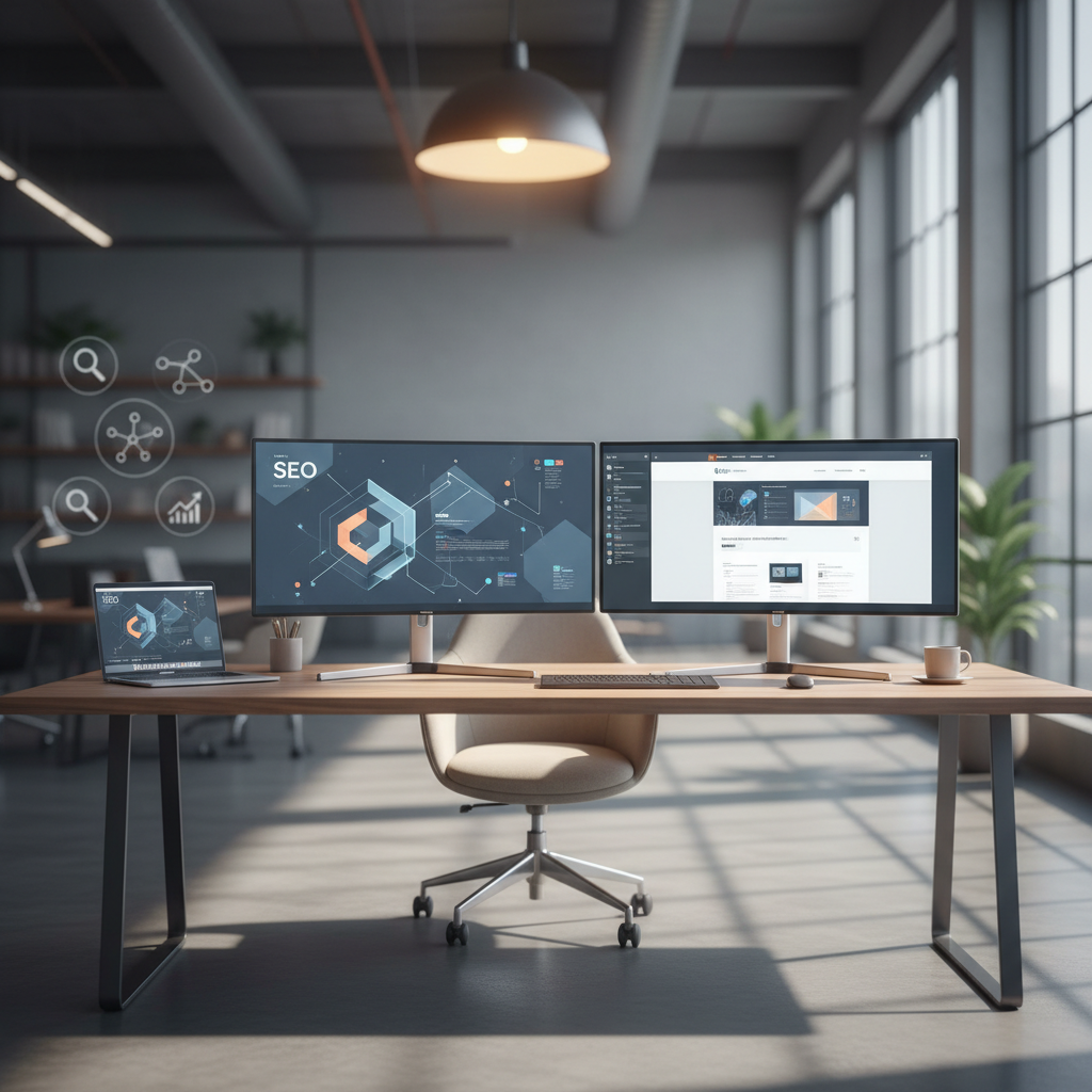 Webdesign & SEO: Beste Web-Hosting Anbieter in Hennef (KI-generiertes Bild)