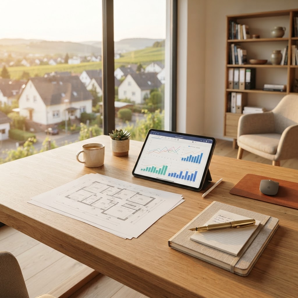 Immobilienmakler Alzey & Mainz: Ihr Immobilienverkauf (KI-generiertes Bild)