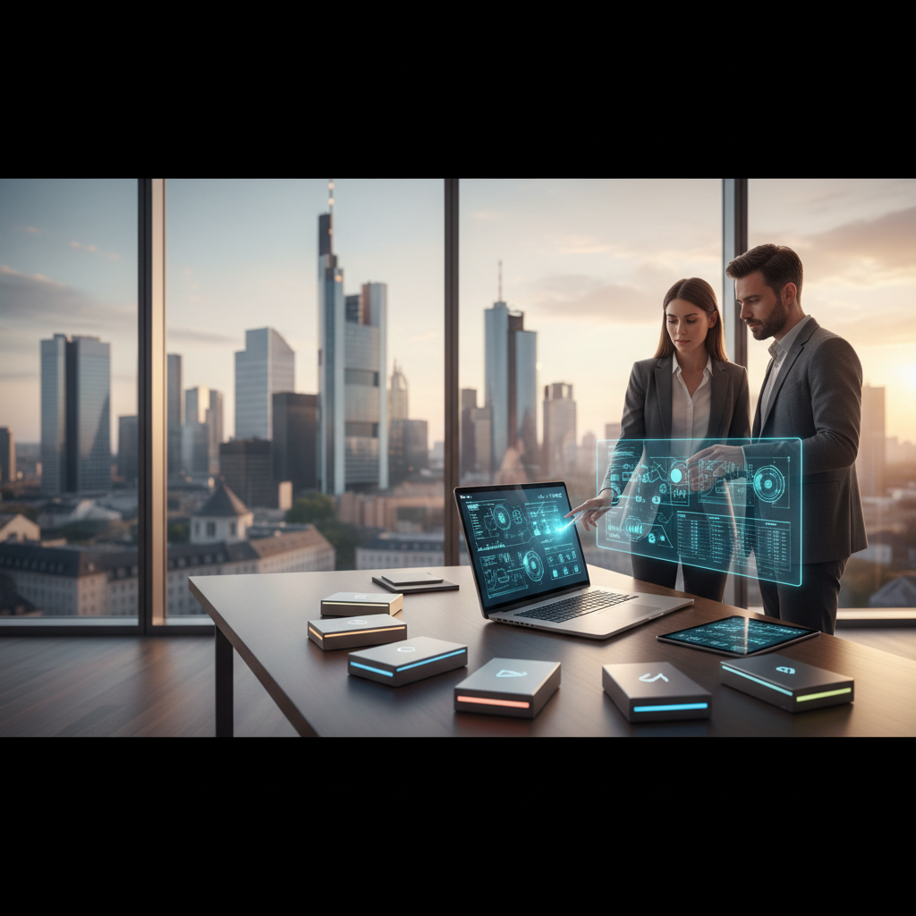5 Schritte zur digitalen Buchhaltung: Fehler vermeiden und effizienter arbeiten in Frankfurt (KI-generiertes Bild)