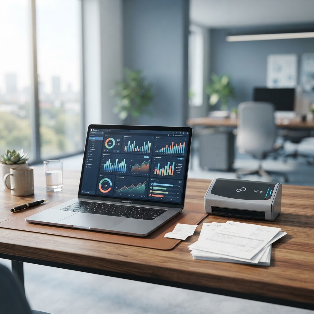Digitale Buchhaltung in Frankfurt – Lexware & Profi-Support (KI-generiertes Bild)