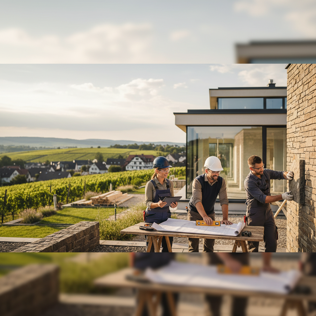 Die besten Handwerker in Rheinhessen: Experten für Ihre Immobilie (KI-generiertes Bild)