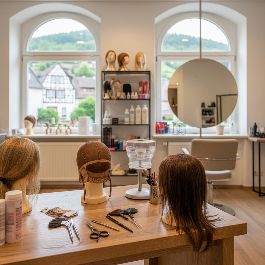 Perückenschulungen in Sulzbach: Essenziell für Ihr Salonteam (KI-generiertes Bild)