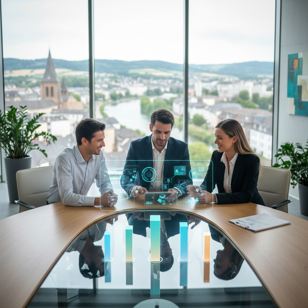 CRM und ERP Integration für KMU in Sulzbach: Ihre 5 Schritte zum Erfolg (KI-generiertes Bild)