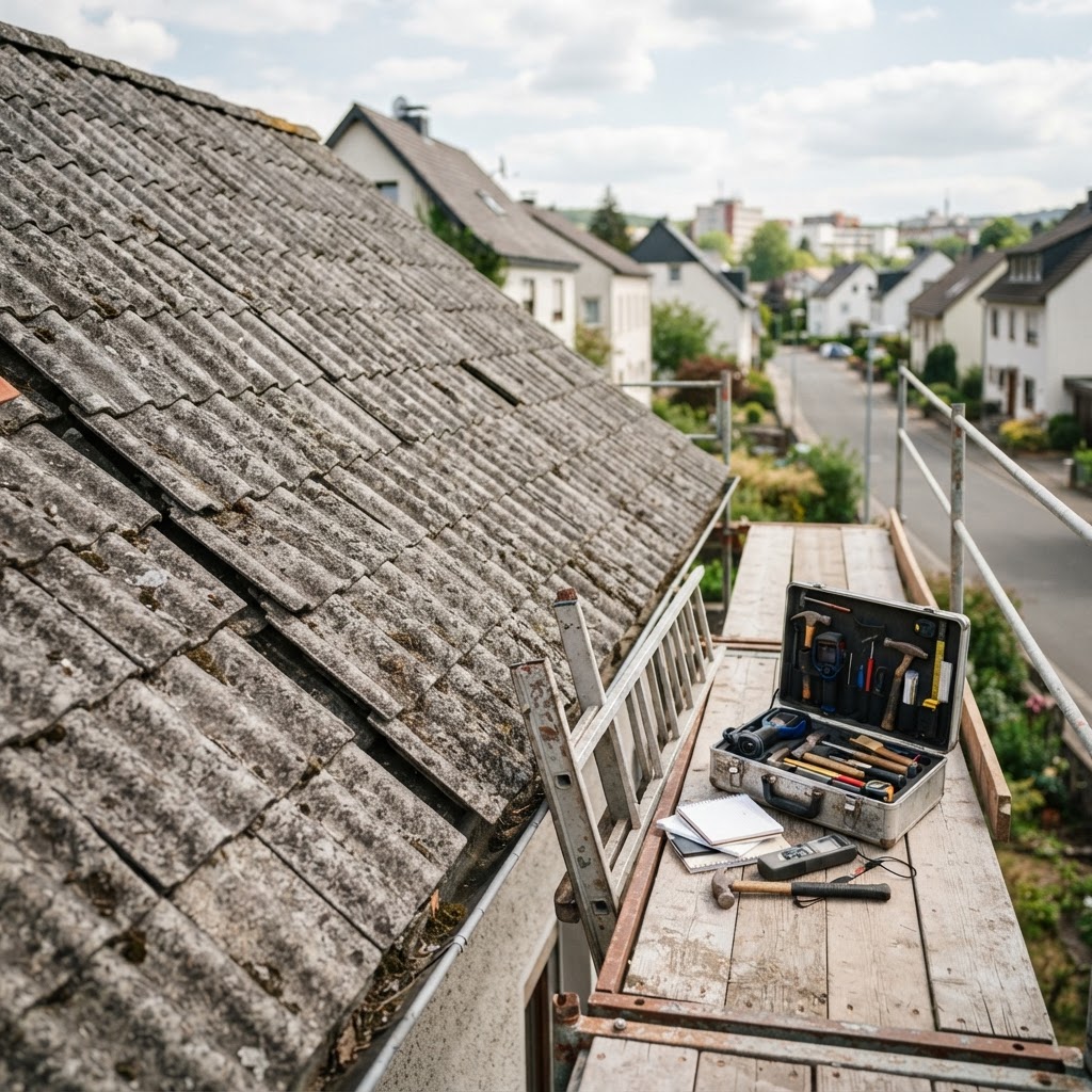 Asbestsanierung in Westerburg: Pflichten & Profis 2026 (KI-generiertes Bild)