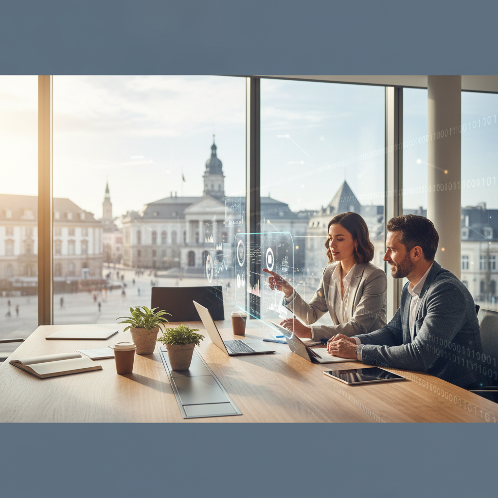 Digitale Buchhaltung Wiesbaden: So bereiten Sie sich optimal vor (KI-generiertes Bild)