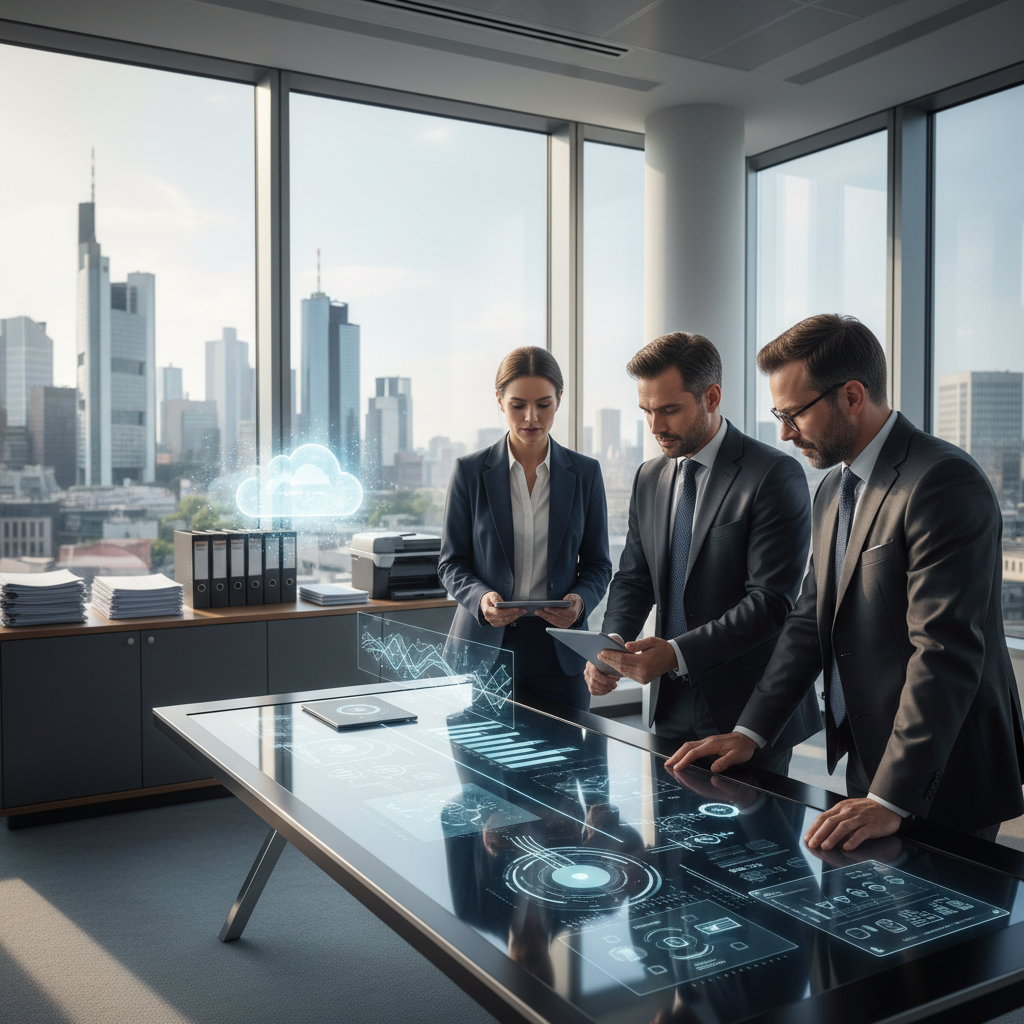 So optimieren Sie Ihr Belegmanagement mit digitalen Lösungen: Tipps für Unternehmen im Rhein-Main-Gebiet (KI-generiertes Bild)