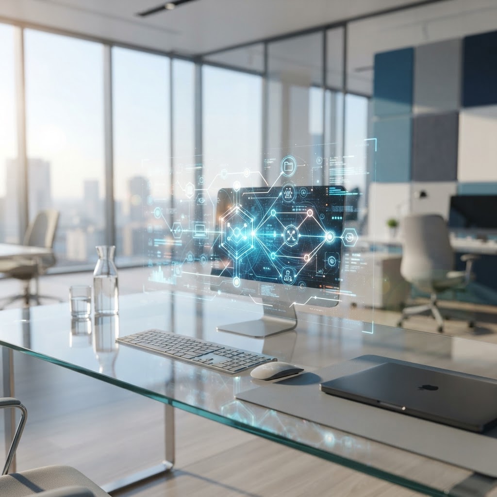 Prozessautomatisierung für Unternehmen: IT-Lösungen im Rhein-Main (KI-generiertes Bild)