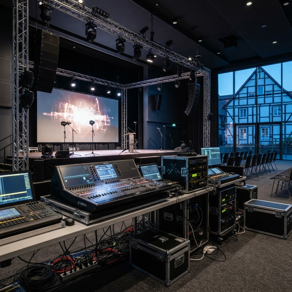 Veranstaltungstechnik in Bad Fallingbostel | Event Profis (KI-generiertes Bild)
