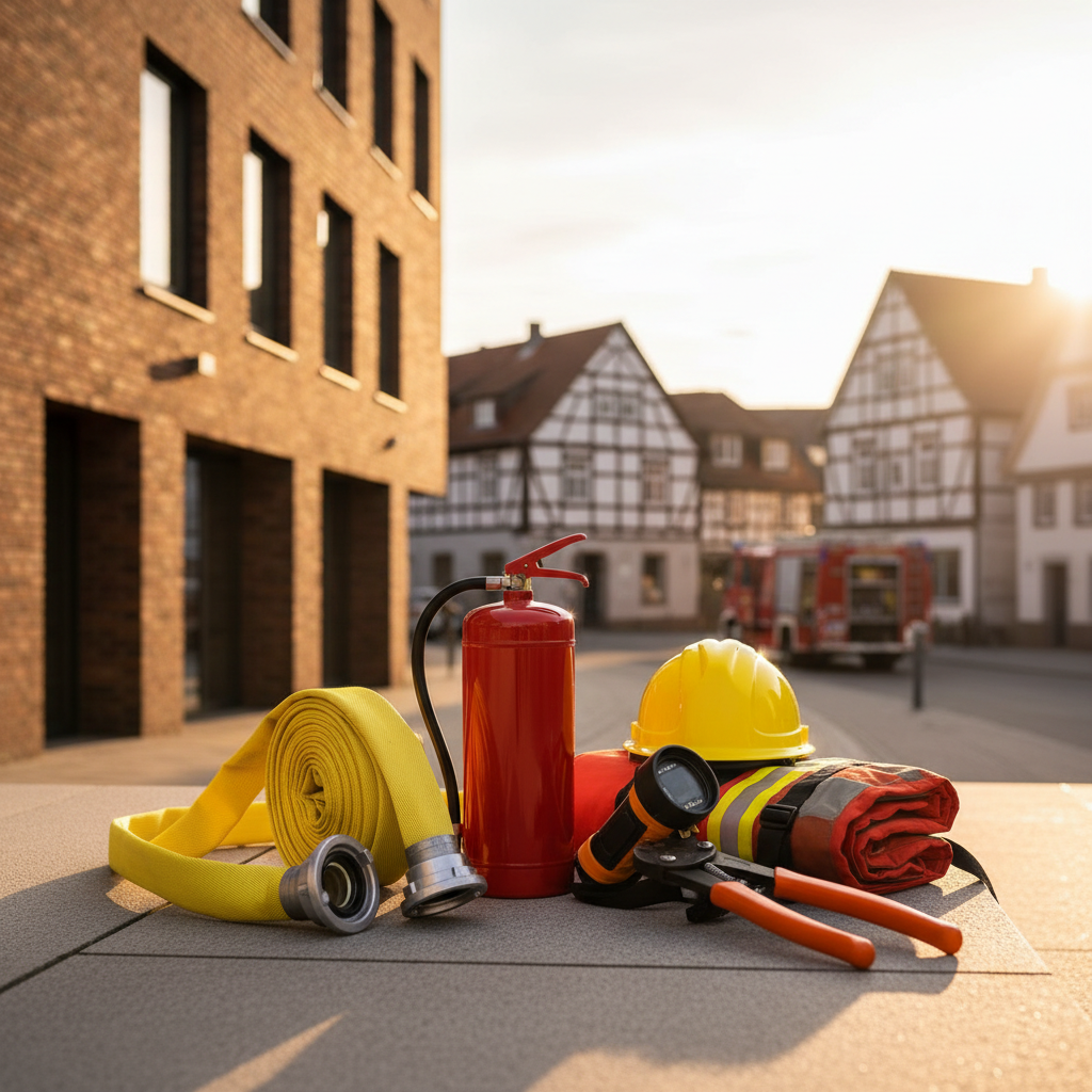 Brandschutzhelfer Online Auffrischung in Walsrode: Tipps & Vorteile (KI-generiertes Bild)