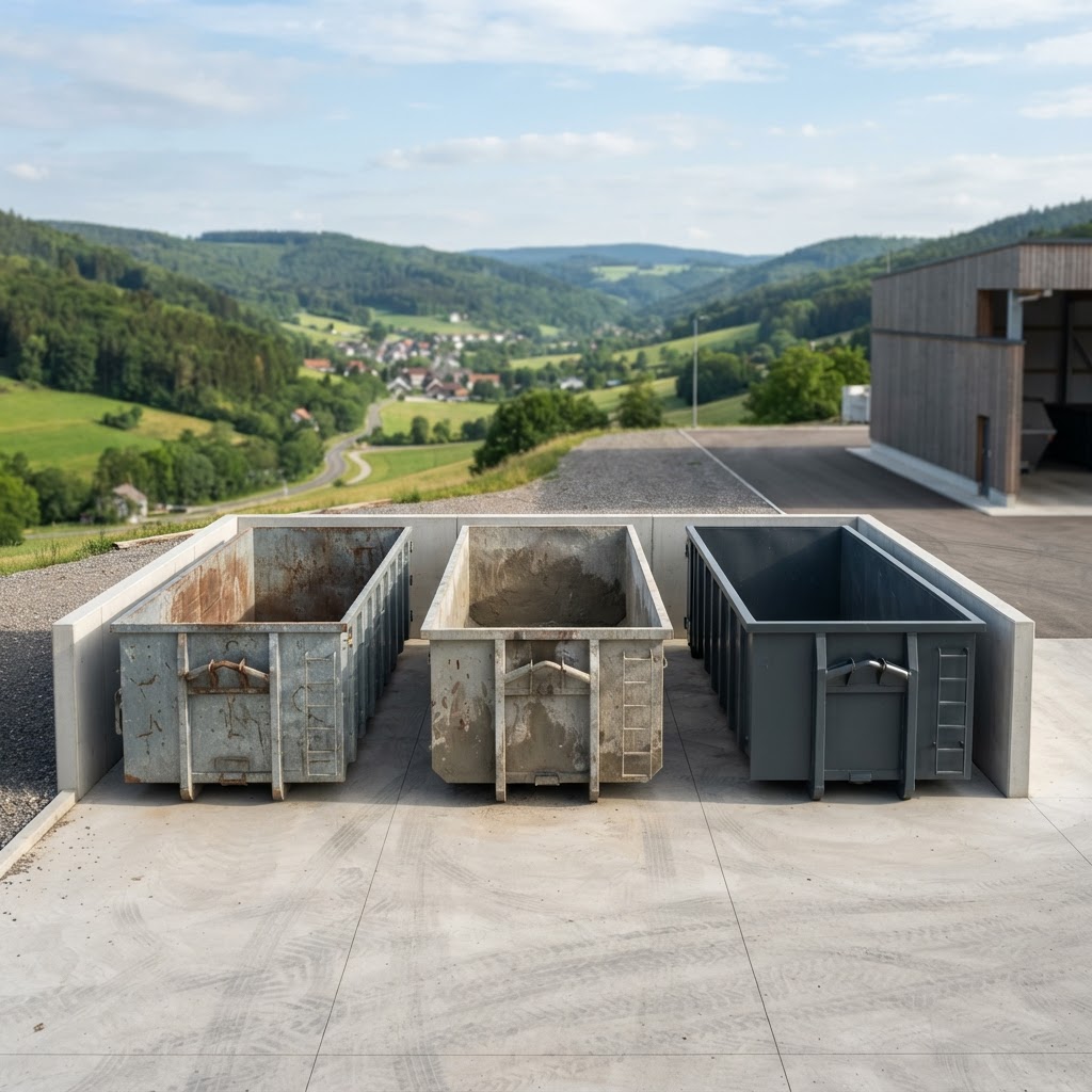 Containerdienst Katzenelnbogen: Wertstoffe sicher entsorgen (KI-generiertes Bild)