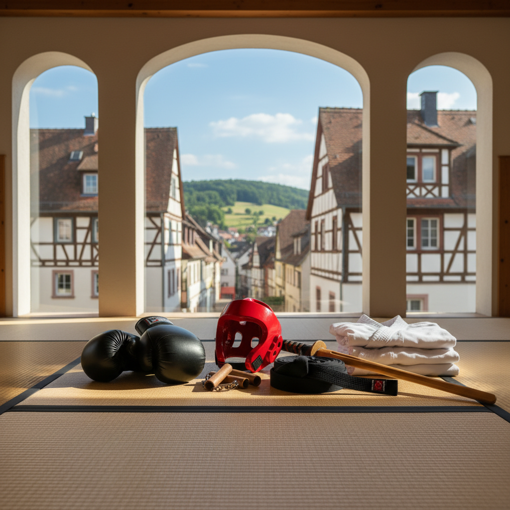 Selbstverteidigung in Backnang: Kurse für Erwachsene & Kinder (KI-generiertes Bild)