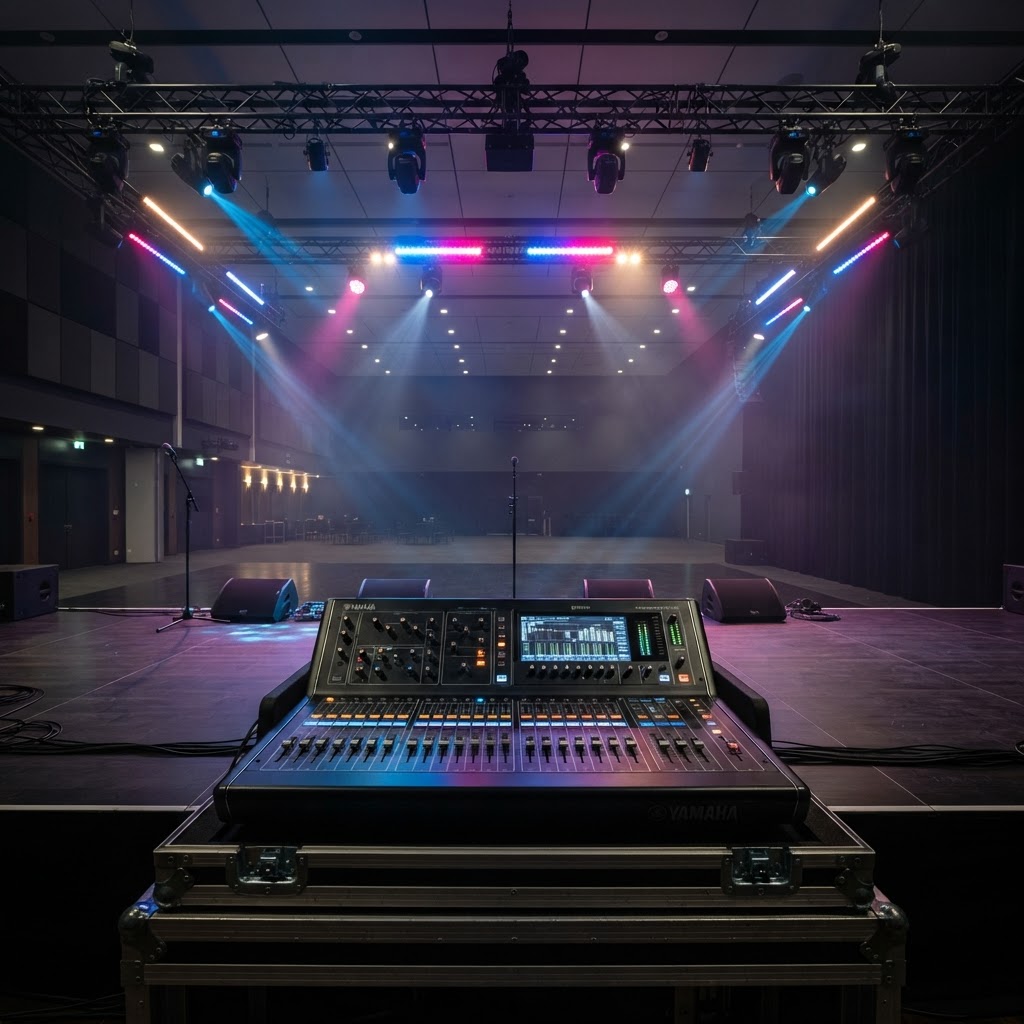 Veranstaltungstechnik mieten in Schwarmstedt | DB Sound (KI-generiertes Bild)