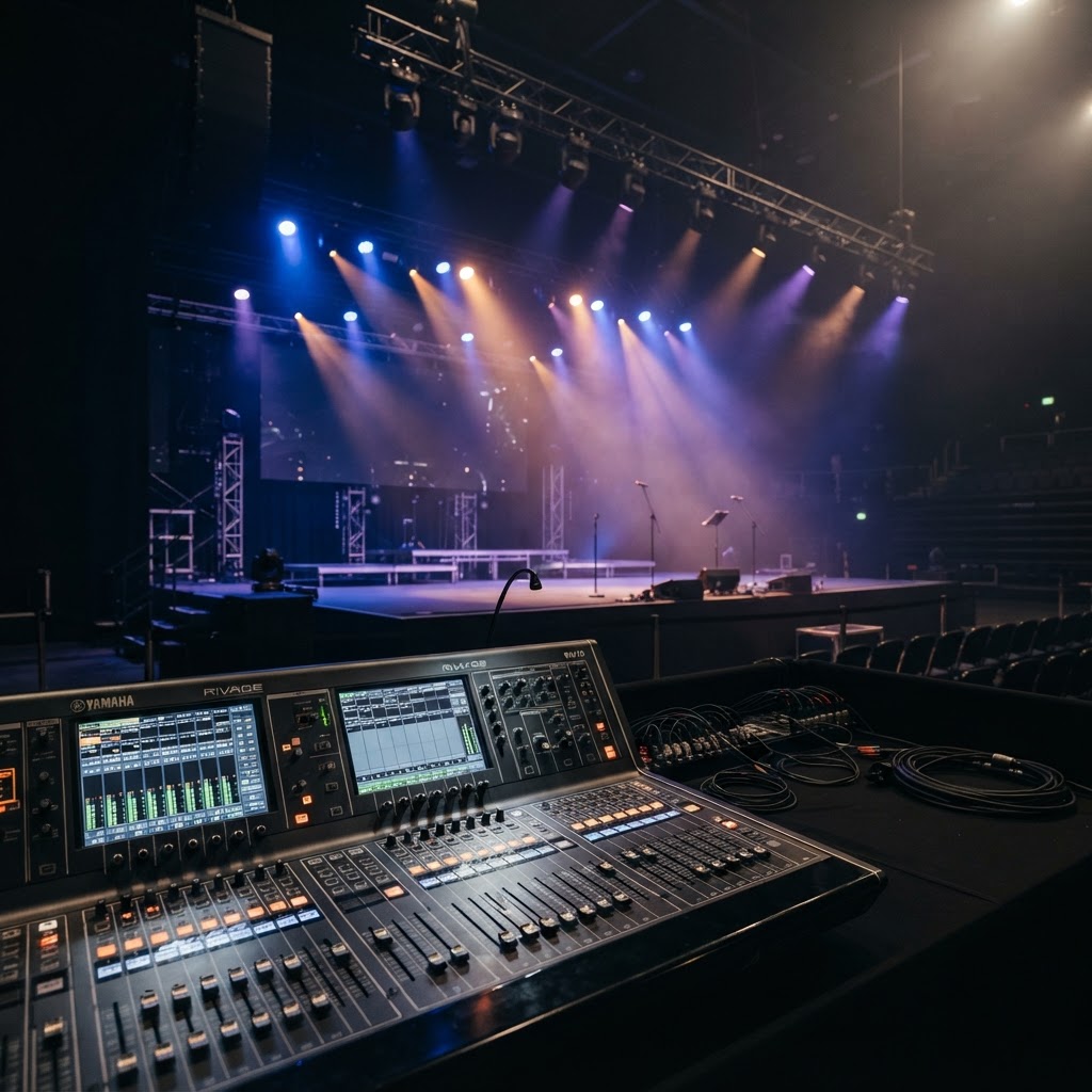 Veranstaltungstechnik mieten in Schwarmstedt | DB Sound (KI-generiertes Bild)