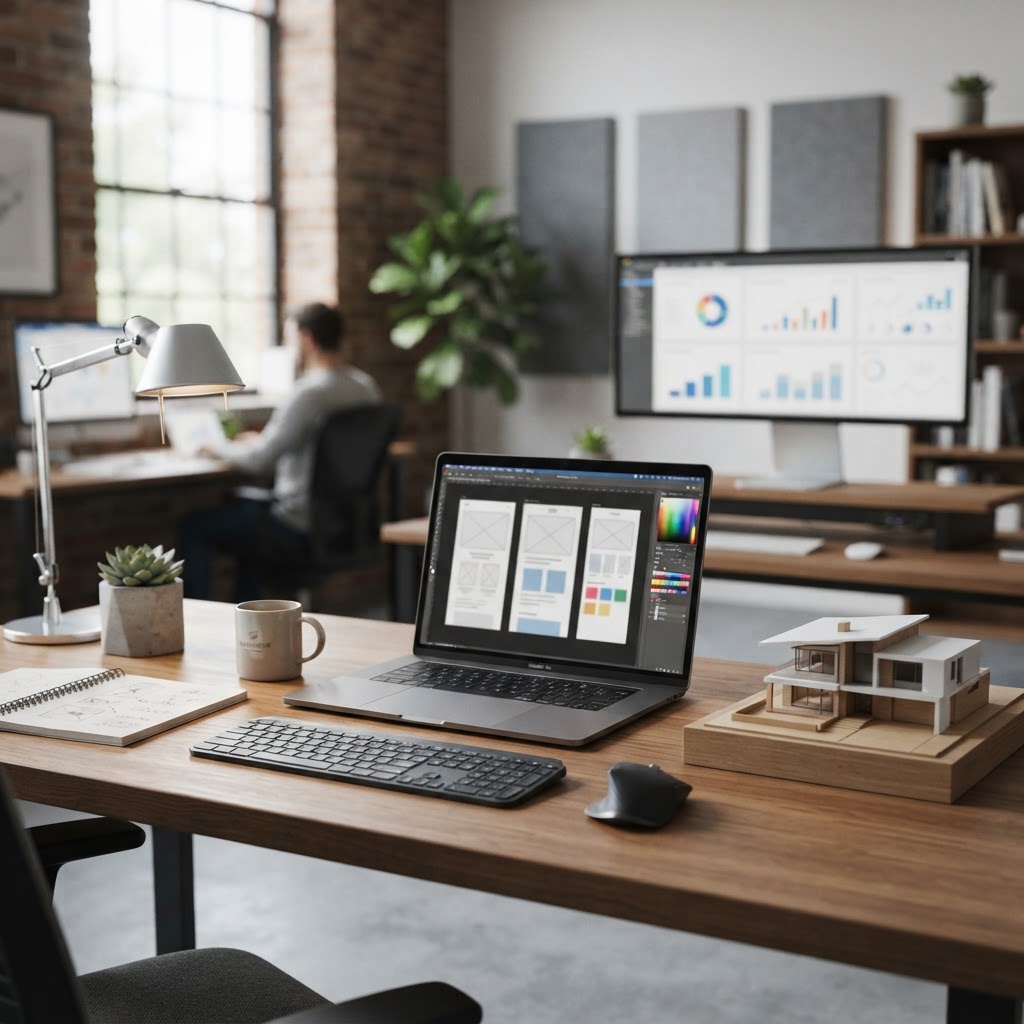 Webdesign & SEO in Hennef: Mehr Sichtbarkeit für Ihr Business (KI-generiertes Bild)