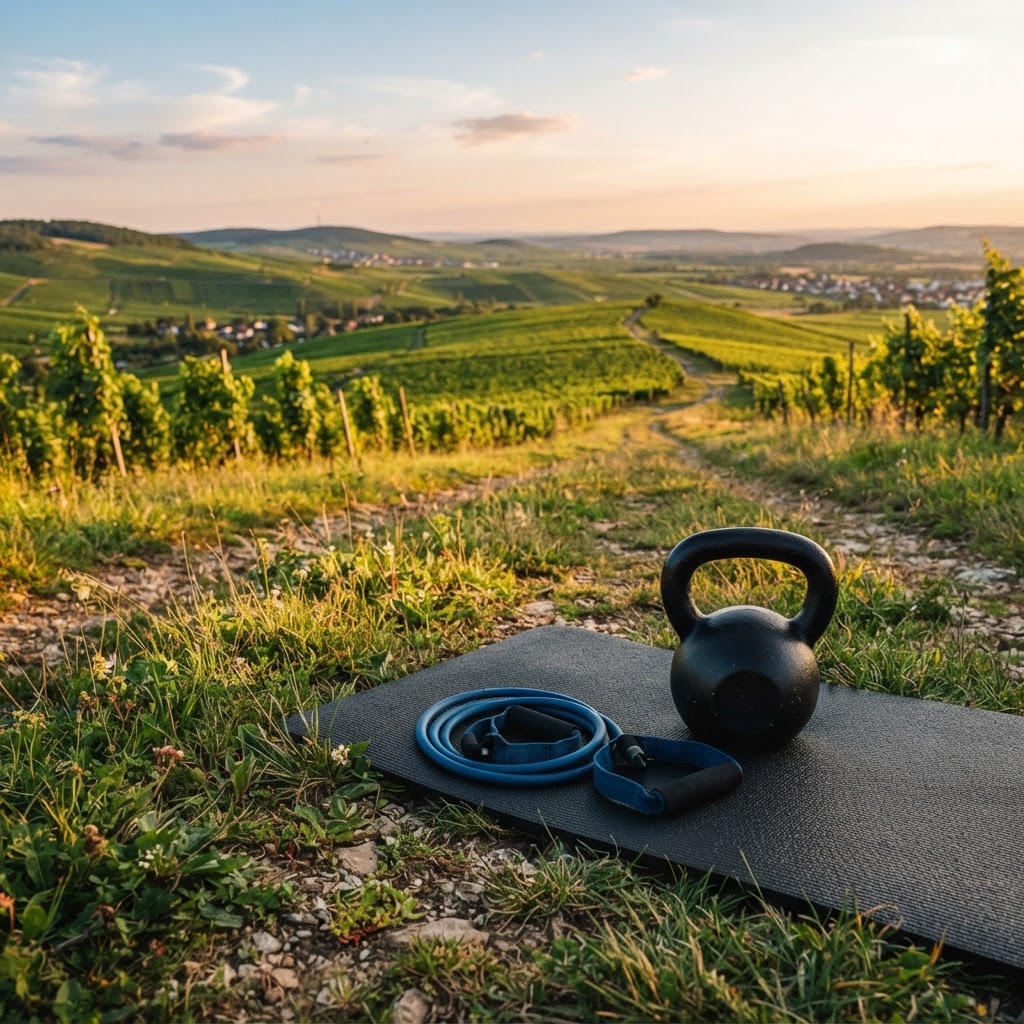 Personal Training Ingelheim: Effektives Outdoor-Training (KI-generiertes Bild)