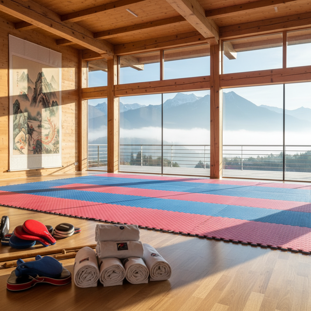 Taekwondo für Senioren in Glarus: Vorteile & Möglichkeiten (KI-generiertes Bild)