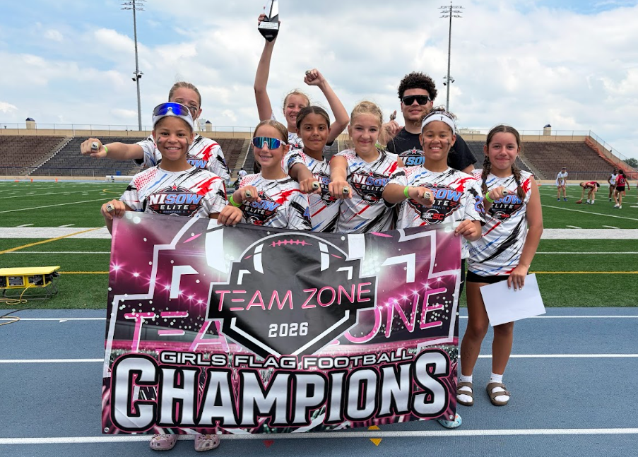 NISOW Elite Girls Flag Football Champions - Team Zone 2026