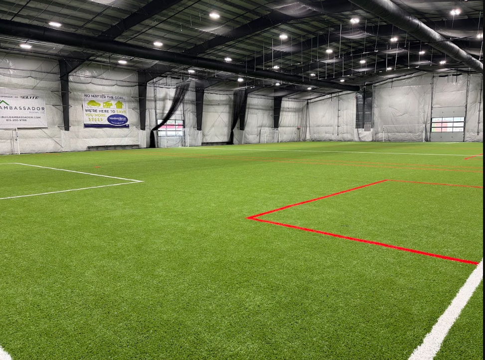 Elite Sports Center 24,000 sq ft facility interior