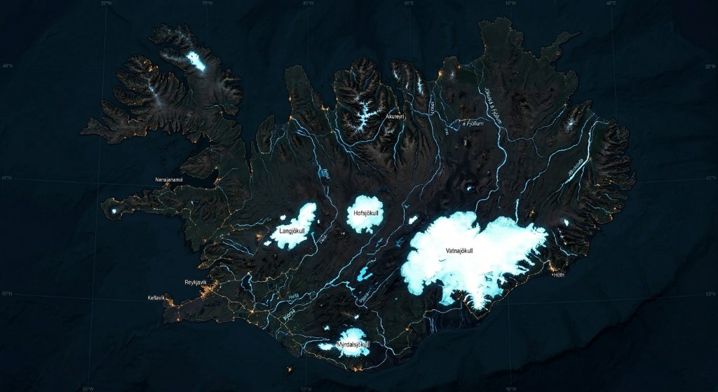 Mappa Islanda