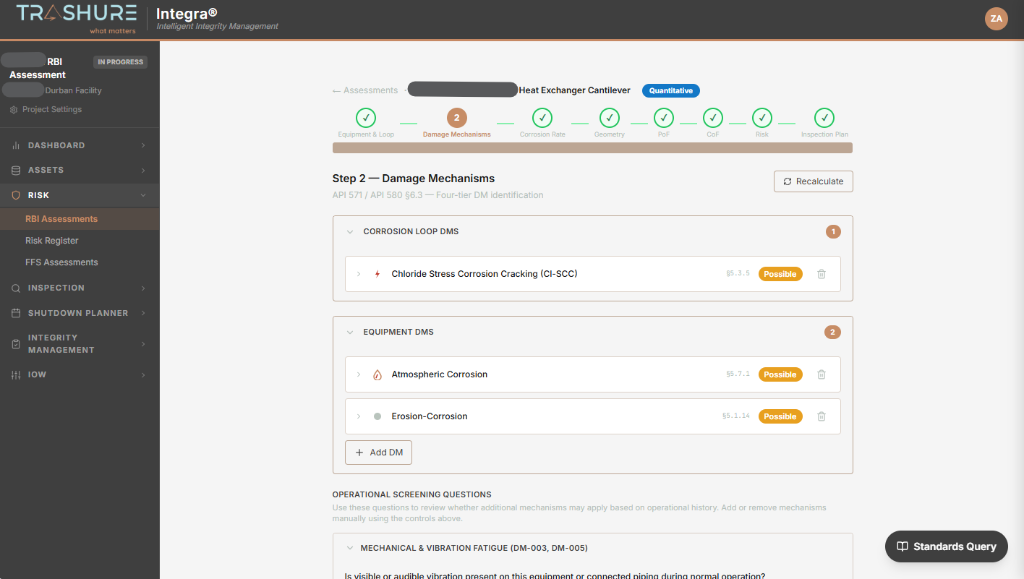 Integra® Risk Assessment and Inspection Plan