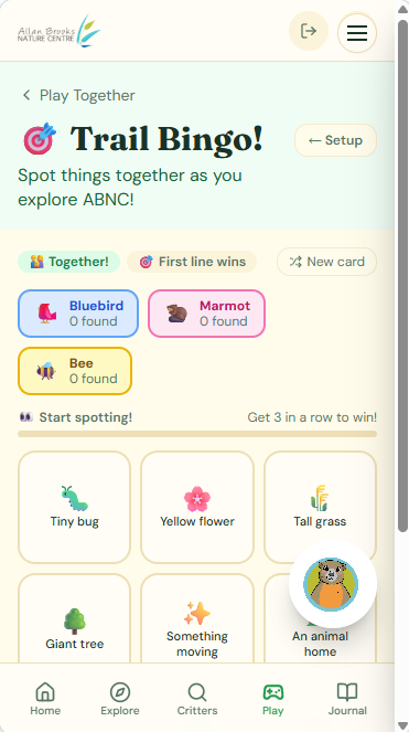 Trail Bingo