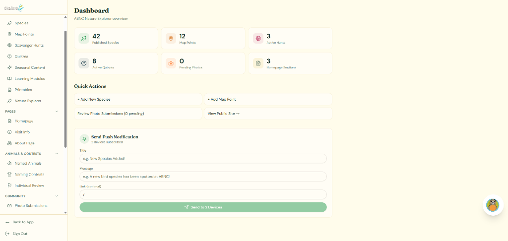 Admin Dashboard