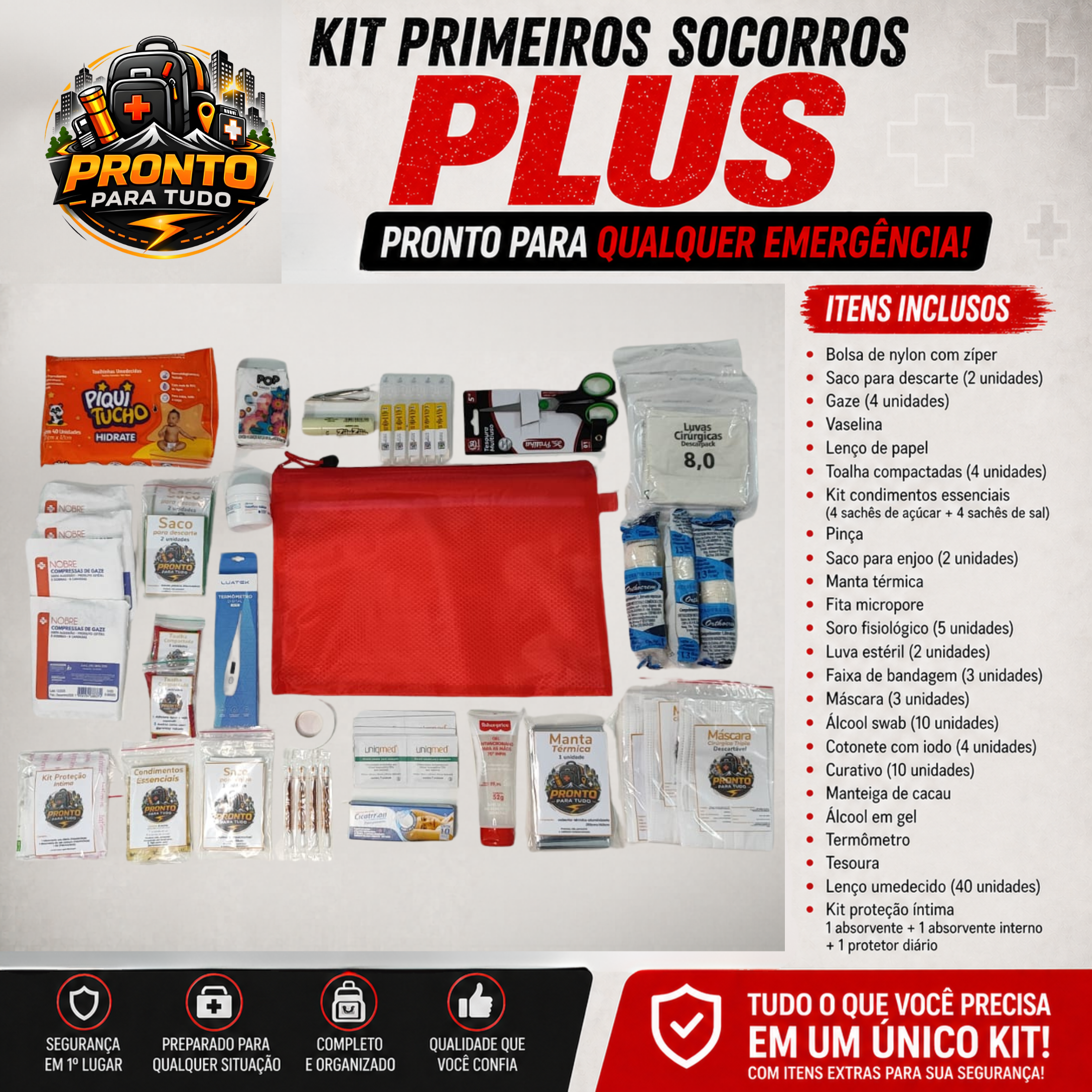 Kit 1º Socorros -Plus