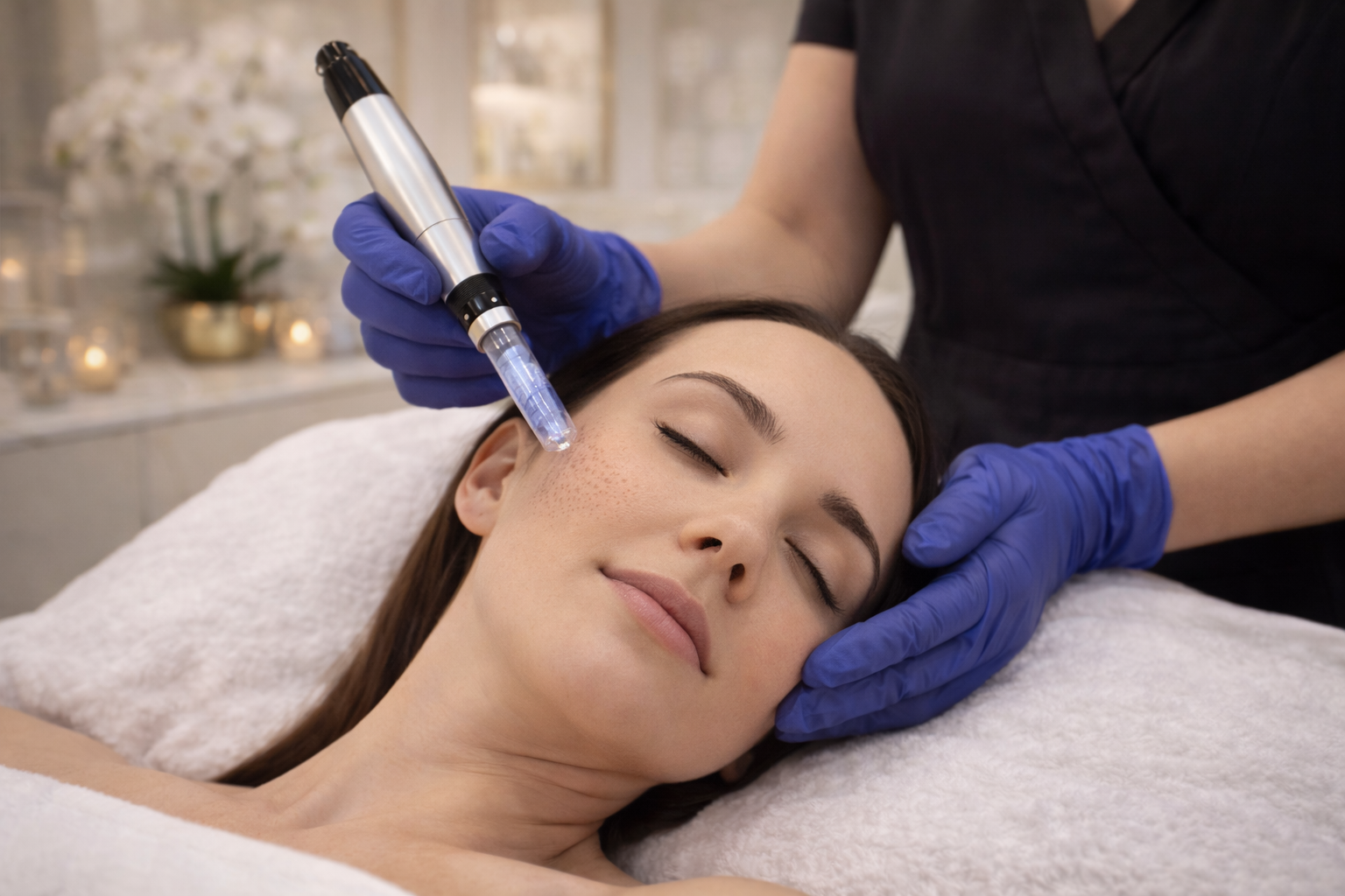 Dermapen facial con exosomas