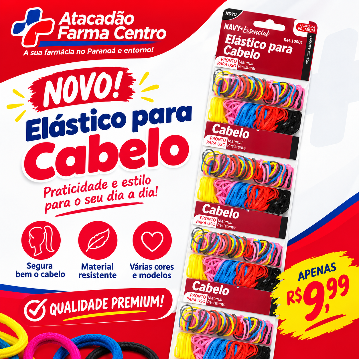 ELÁSTICO PARA CABELO NAVY REF. 10002