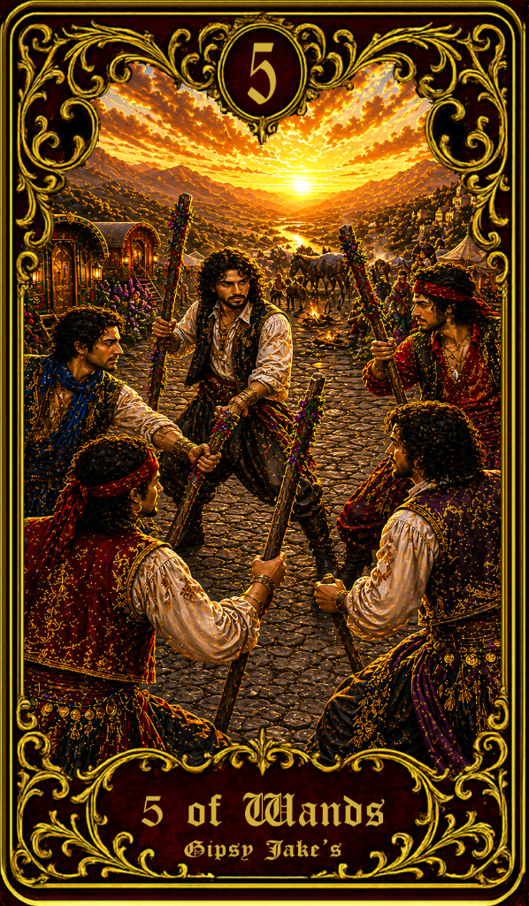 Five of Wands