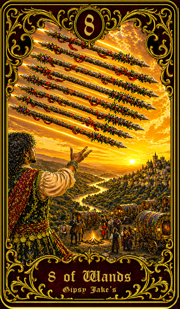 Eight of Wands