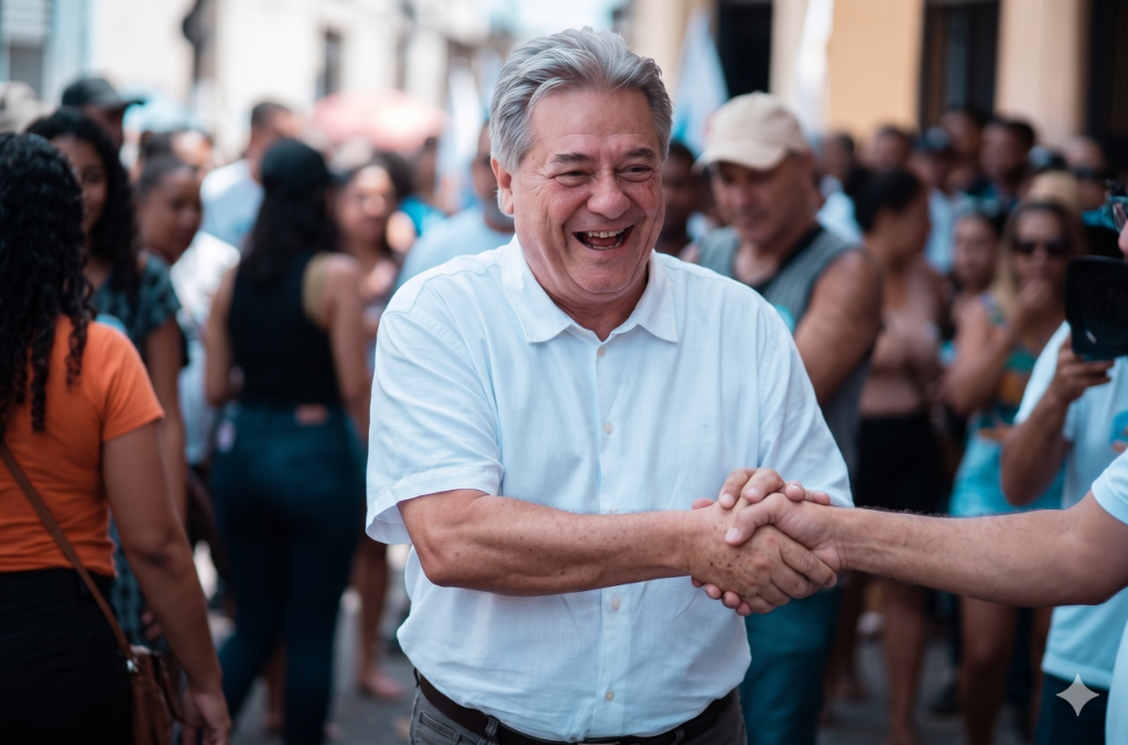 Luiz Paulo com a população