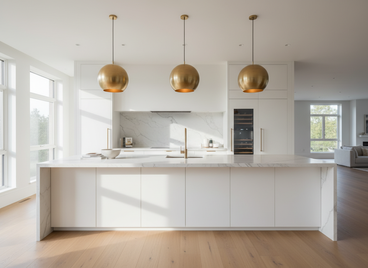 Modern White Kitchen