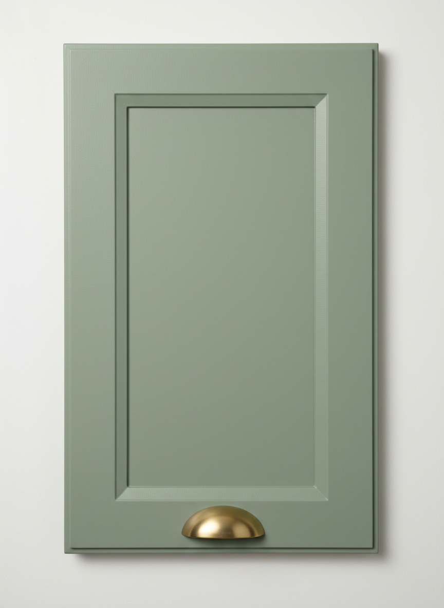 Sage Green cabinet door