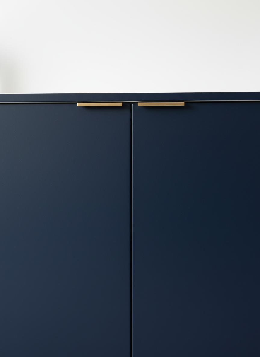 Navy Modern cabinet door