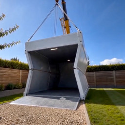 Folding garage