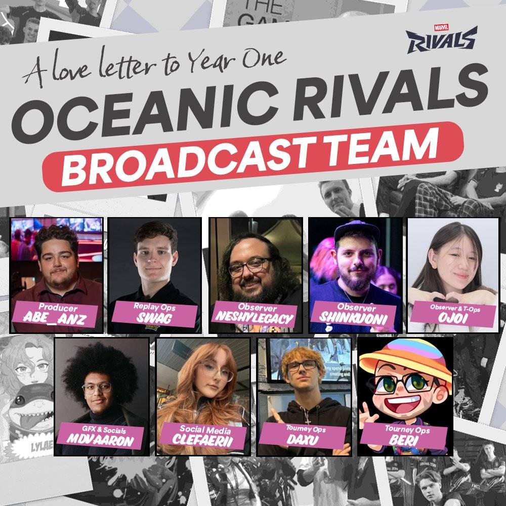 A Love Letter to Year One: Oceanic Rivals — Broadcast Team