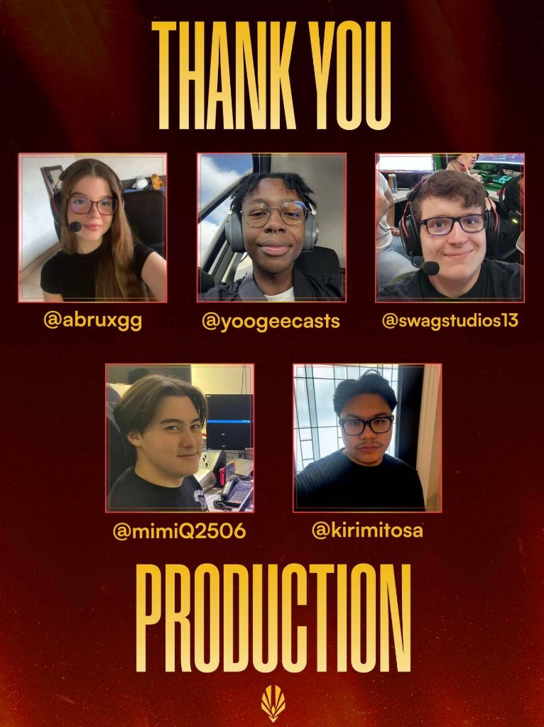 RPG production team — thank you card