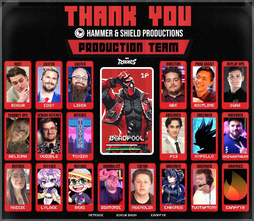 Bogur Bash 2 — Production Team