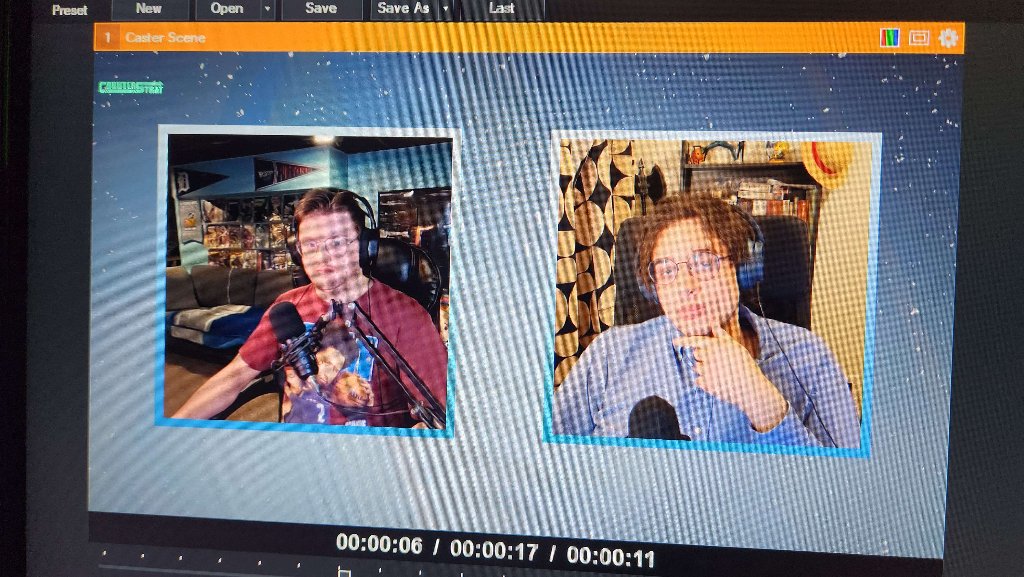 vMix caster scene