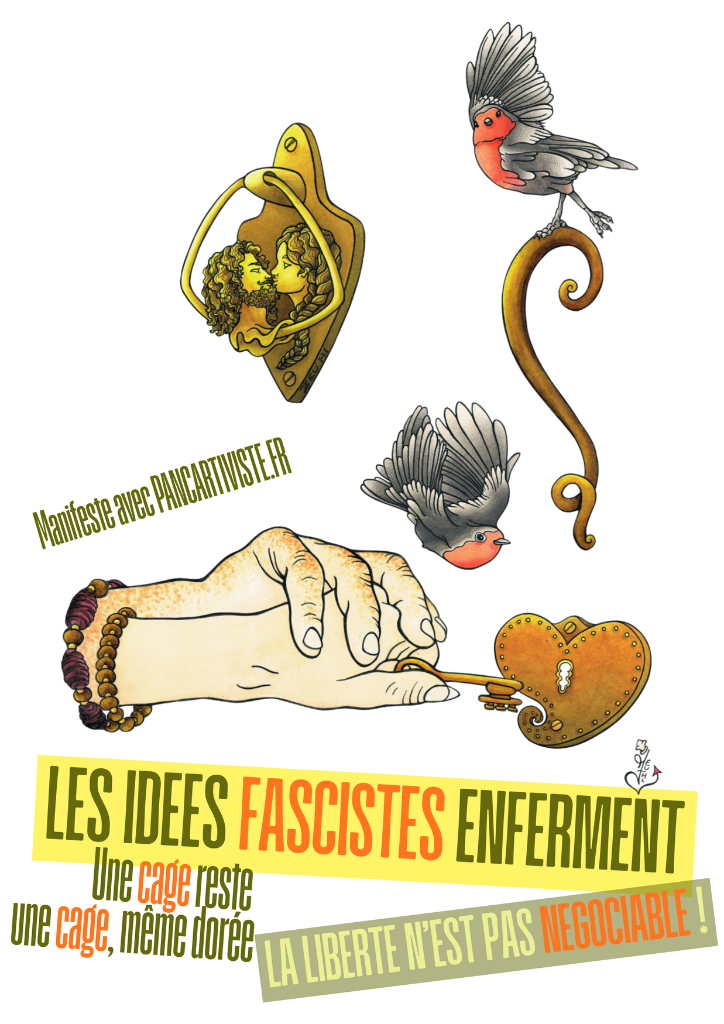 Les Idées Fascistes Enferment — La Liberté n'est Pas Négociable !