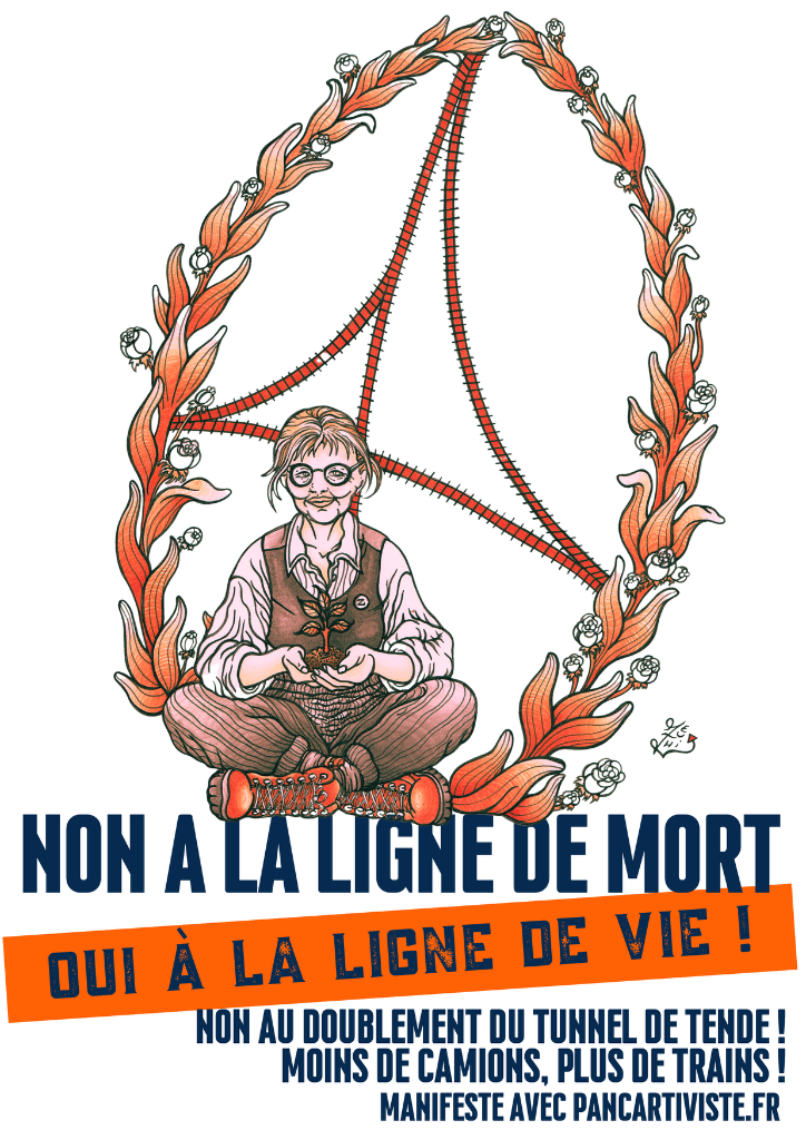 Non à la Ligne de Mort — Oui à la Ligne de Vie ! Tunnel de Tende