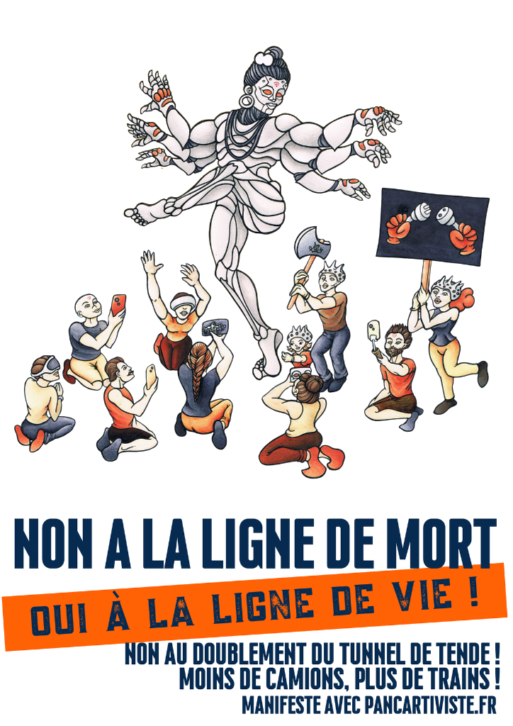 Non à la Ligne de Mort — Oui à la Ligne de Vie ! — Tunnel de Tende