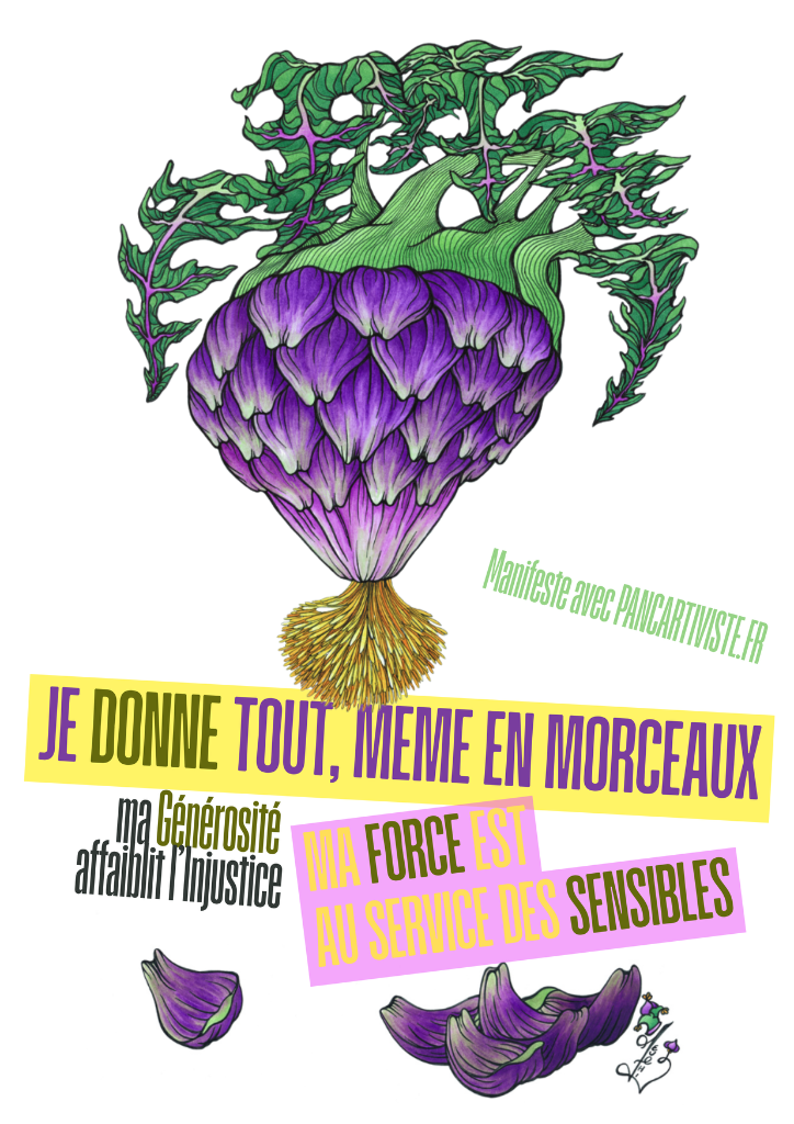 Cœur d'Artichaut Violet