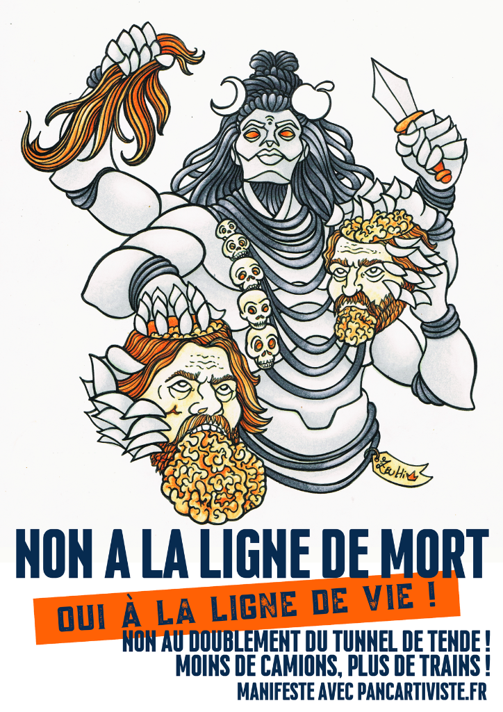 Non à la Ligne de Mort — Oui à la Ligne de Vie ! — Tunnel de Tende