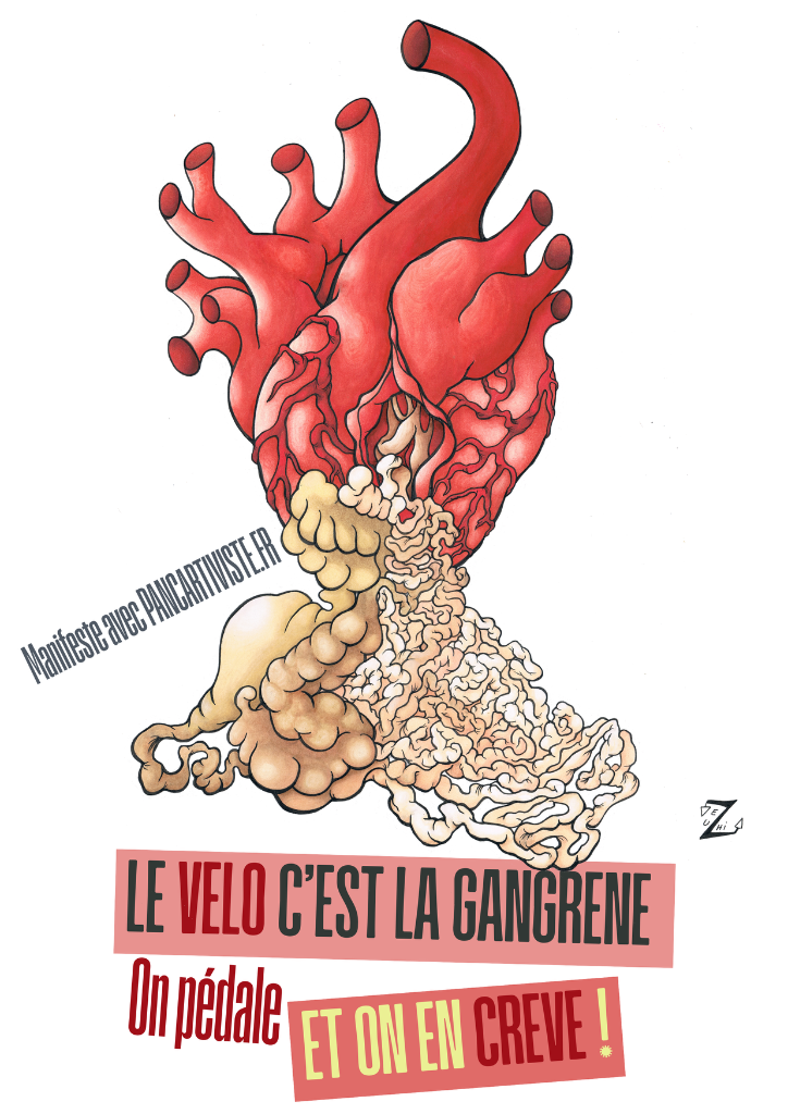 Le Vélo c'est la Gangrène, On Pédale et On en Crève !